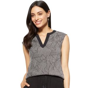 NY&C 7TH AVENUE - WOVEN-FRONT SHIRT